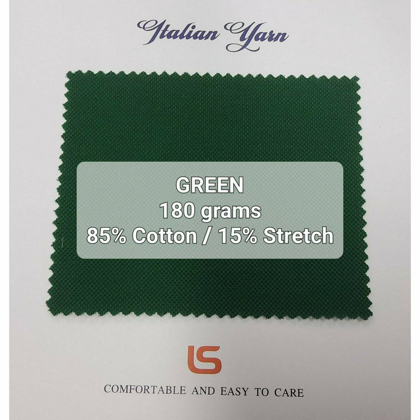 Polo Top - Stripe Collar & Cuff - 100% Cotton - A Hand Tailored Suit