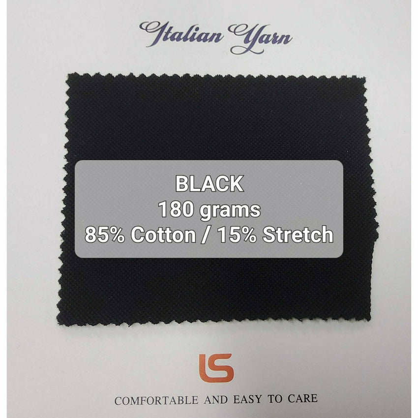 Polo Top - Stripe Collar & Cuff - 100% Cotton - A Hand Tailored Suit