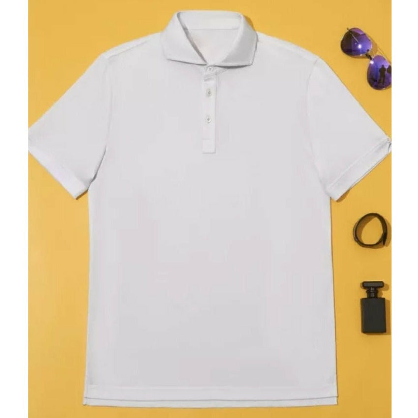 Polo Top - Wide Spread Collar - 100% Cotton - A Hand Tailored Suit