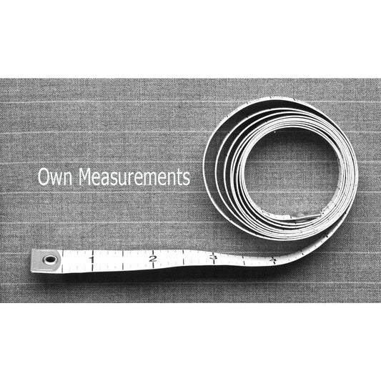Shirt Measurement - Supplied - A Hand Tailored Suit